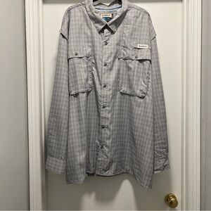 Magellan Outdoors Mens 4X Shirt Fish Gear, Relaxed Fit, Long Sleeve, Vented NEW